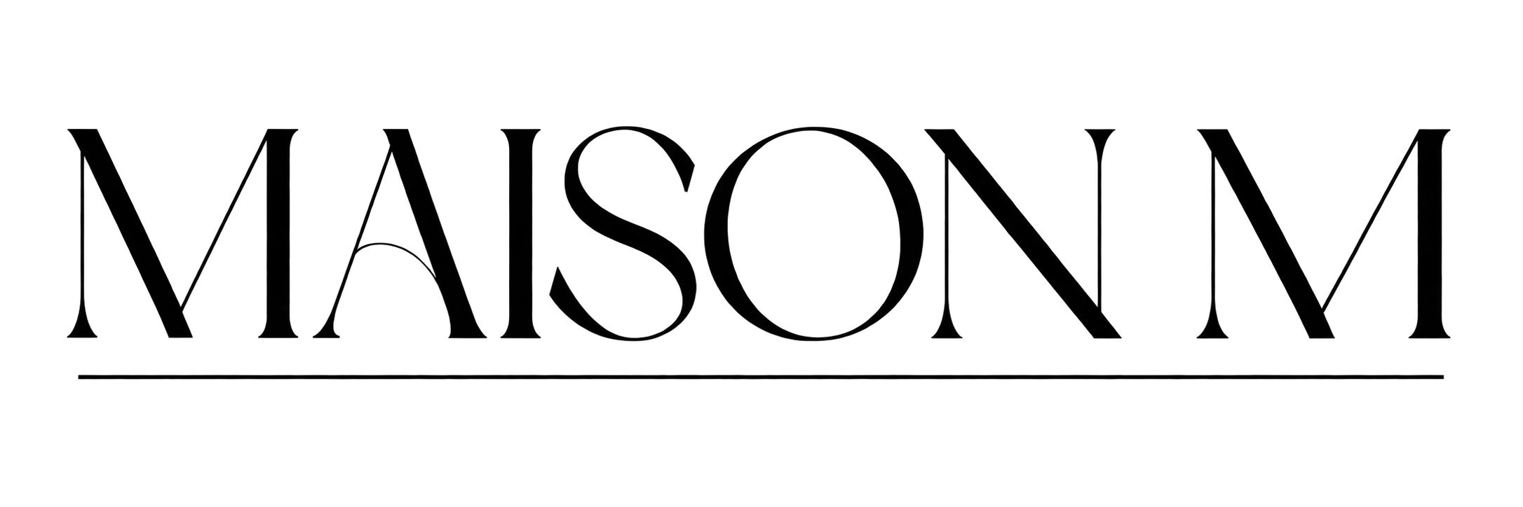Logo LANG ZWART MAISON M